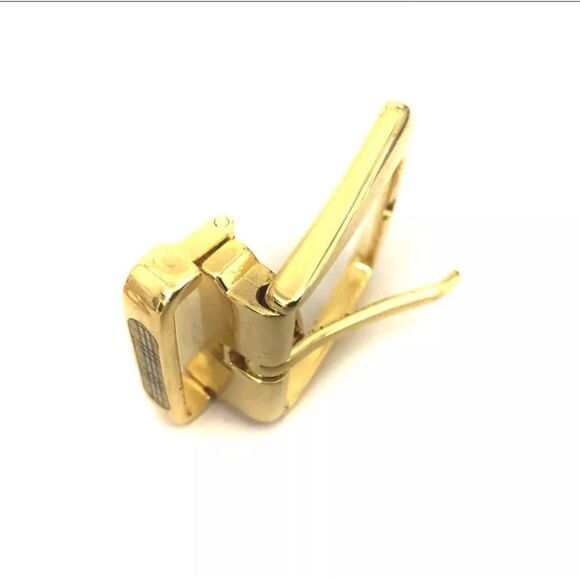 Burberry Logo Gold Tone Belt Buckle 2 Set - Picture 6 of 8